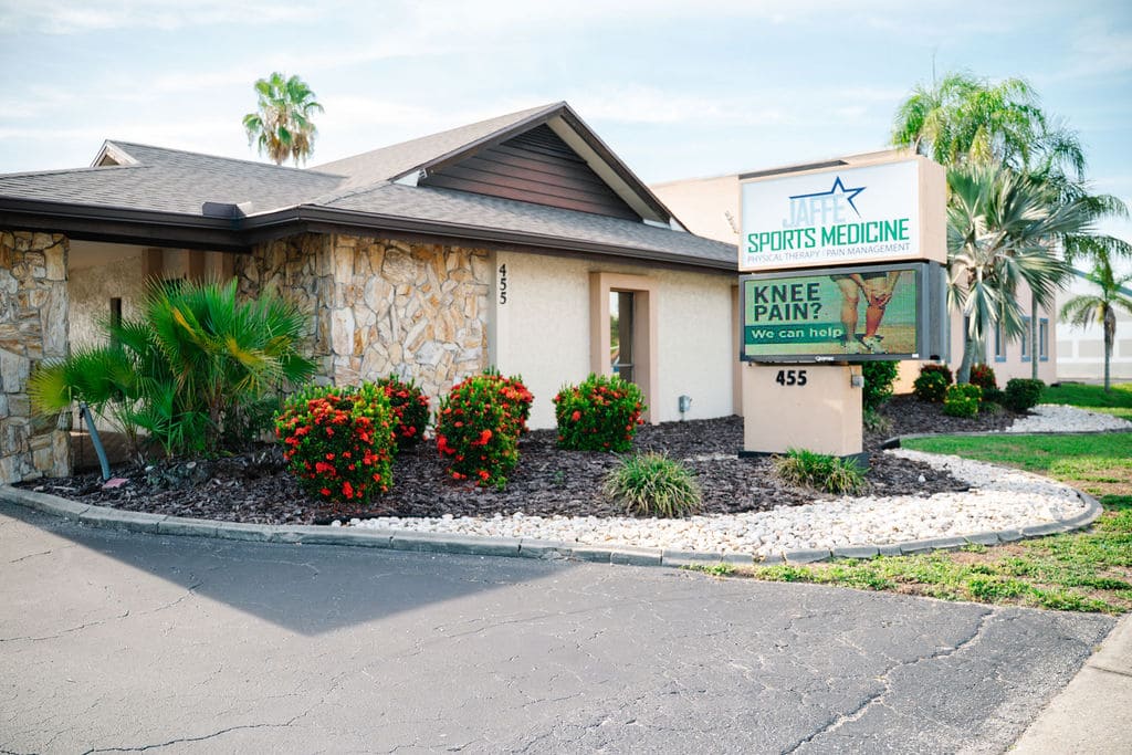 Jaffe Sports Medicine office providing physical therapy and pain management services in North Naples, Downtown Naples, and Cape Coral, FL.