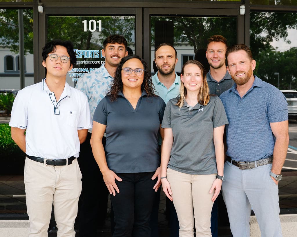 Jaffe Sports Medicine physical therapy team dedicated to providing expert care and personalized pain management treatments.